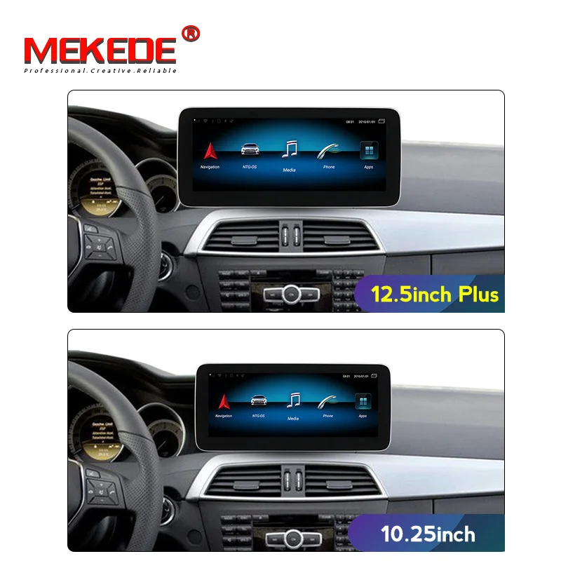 10 25 C Class W204 S204 2011 2012 2013 For Mercedes Benz Android Gps Navigation Monitor Stereo Radio Multimedia Player Display Car Multimedia Player Aliexpress