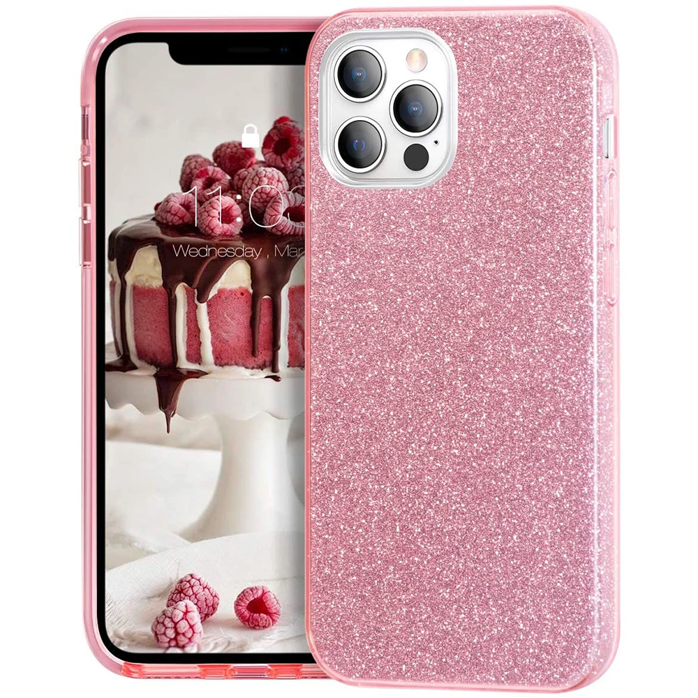 Pink Bling Glitter Phone Case - Protective and Stylish Cover Accessories