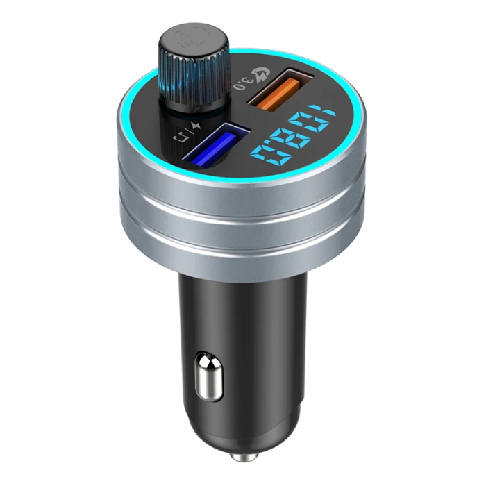 Автомобильный аудио mp3-плеер Bluetooth fm-передатчик с QC 3,0 Dual USB зарядное устройство NC99