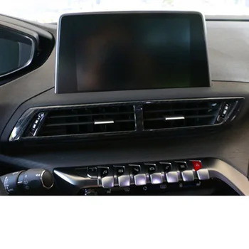 

Lsrtw2017 Stainless Steel Car Central Control Air Conditioning Vent Trims for Peugeot 3008 5008