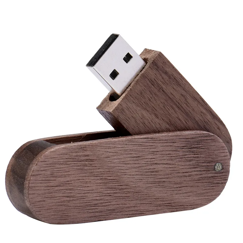 JASTER(более 10 шт. бесплатный логотип) ореховое дерево USB+ коробка Флешка 4 Гб 16 г 32 Гб 64 Гб USB флеш-накопитель карта памяти фотография подарок - Цвет: wplunt  wood usb