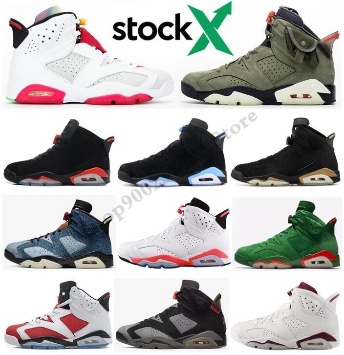 Jordans 6 Hare Black Infrared Travis Scotts Dmp Unc Basketball Shoes 6s Denim Gatorade Jsp Carmine Oreo Maroon Sneakers Basketball Shoes Aliexpress