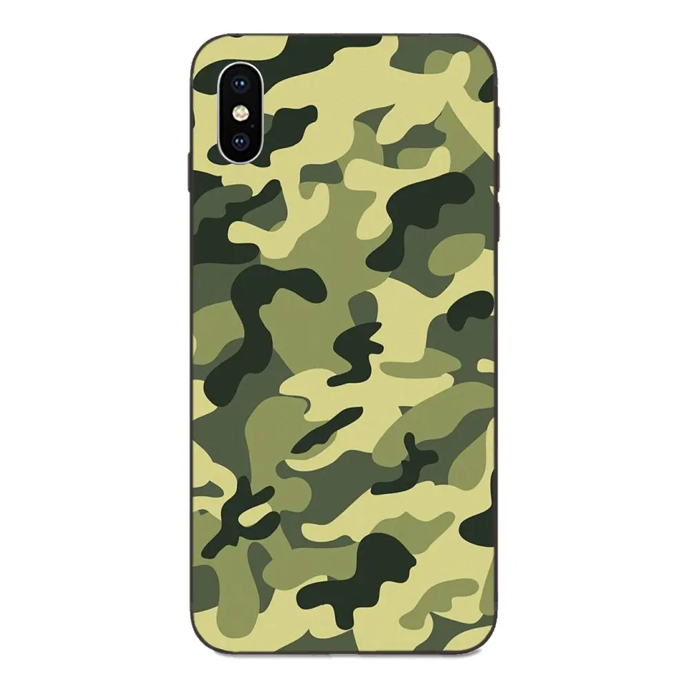 For Galaxy A10S A20S A2 Core A30S A40S A50S A70S A90 5G M10 M30S M40 Note 10 Plus TPU Phone Covers Case Camo Camouflage Skin - Цвет: as picture