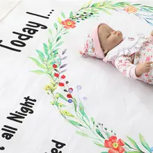 Детские одеяла для пеленания новорожденных, модные одеяла для купания, коляски, фото, цветочный принт, сделай сам, реквизит для фотосъемки, фоновая ткань