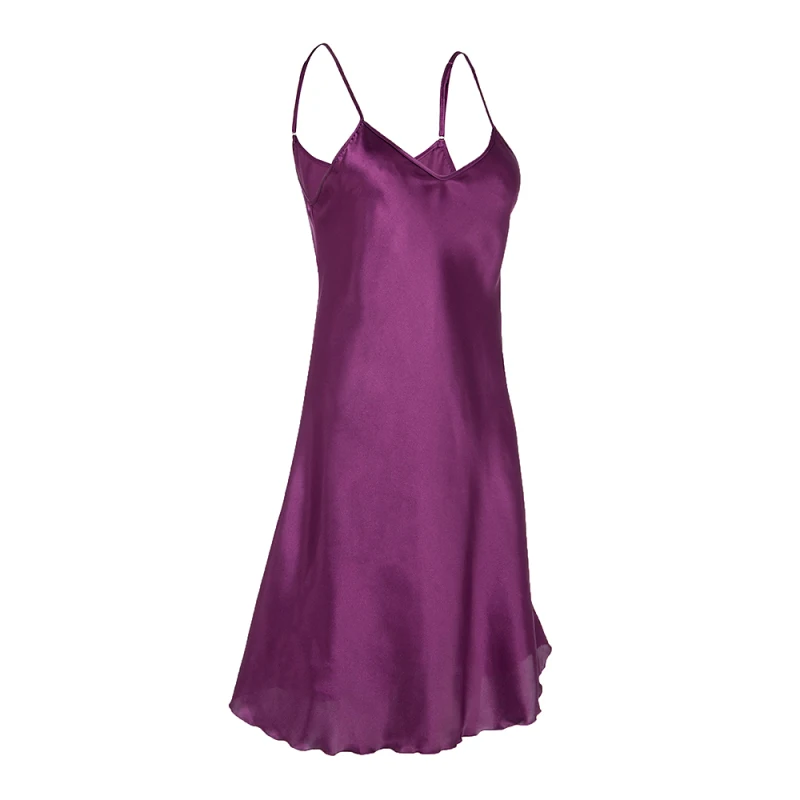 

XL-3XL Fashion Sexy Sleepwear Night Dress Women Nightwear Sexy Temptation Nightdress Ice Silk Fabric Suspenders Nightdress