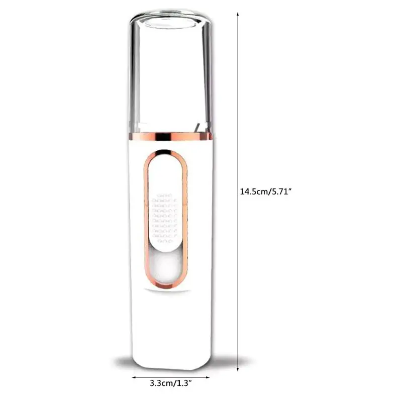 Мини USB нано Пароварка для лица Mister опрыскиватель для лица Спа Увлажняющий уход за кожей удобный перезаряжаемый портативный дорожный