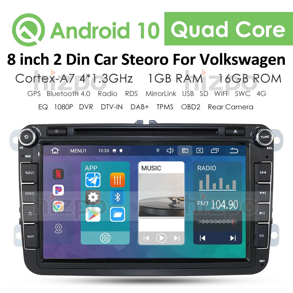 2 Din Android Max 51% OFF Car Radio Mail order DVD for VW 5 6 PASSAT B6 POLO GOLF Sedan