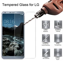 Защитное стекло 9H для LG G5 SE G7 ThinQ X Cam закаленное Fit G6 Plus стильная