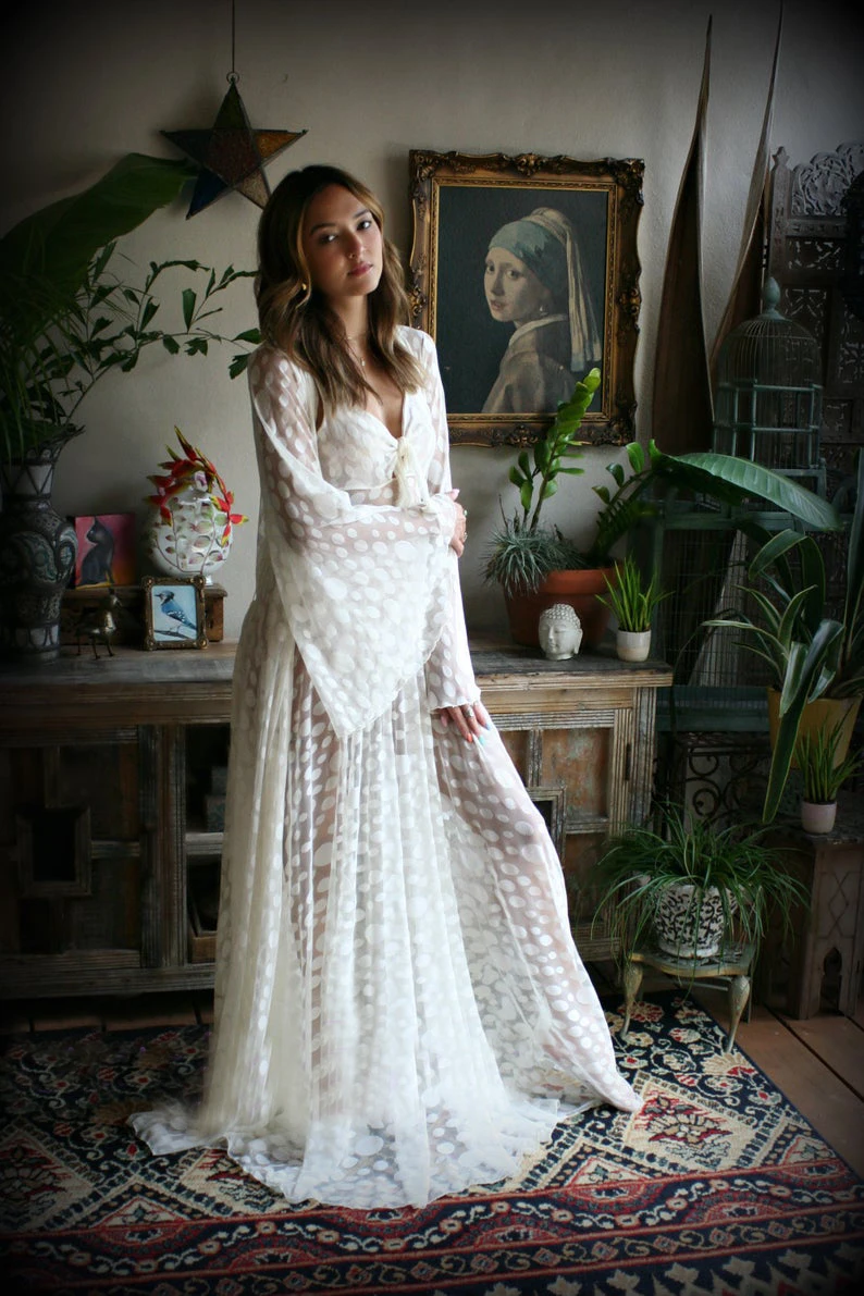 Silk Kimono Dress|Bridesmaid Dresses 
