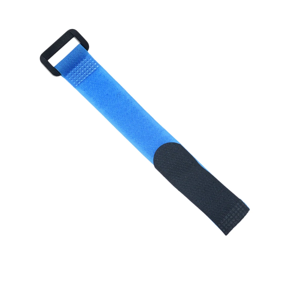 blue 10 шт. 2*20 см Самоклеющиеся Многоразовые Кабельные стяжки нейлоновый крепеж крюк и петля ремень шнур стяжки ПК ТВ-Органайзер - Цвет: blue