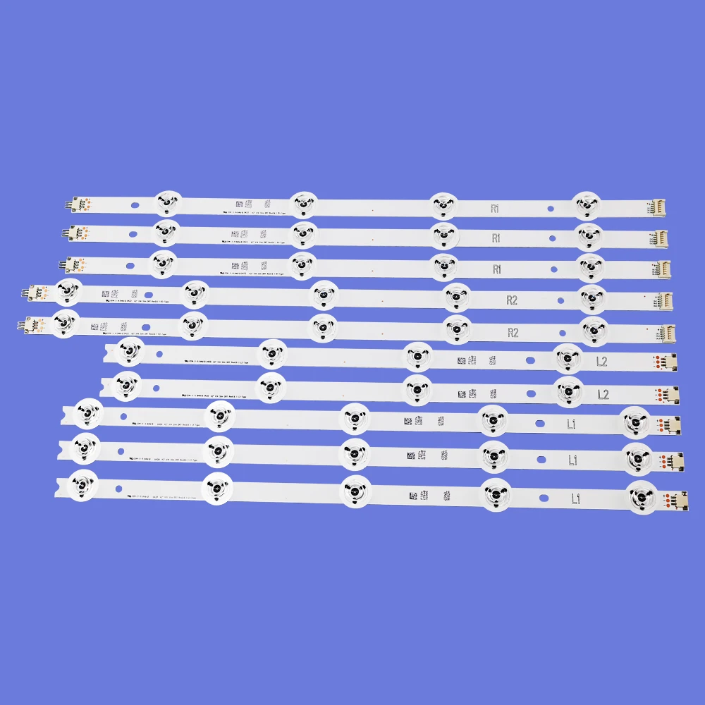 Tira de Retroiluminação Led para lg 10 Pcs 42lb670v 42lb671v 42lb673v 42lb675v 42lb677v 42lb679v 42lb700v 42lb730v 42lb731v 42lb720v - Imagem 2