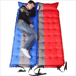 Outdoor thickened 5CM automatic inflatable cushion single portable moisture-proof mat picnic mat household air bed tent sleeping