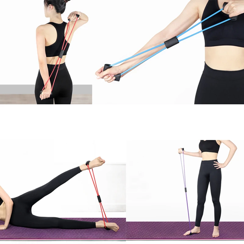 Gomas Elasticas Musculacion, SKELO Bandas Elasticas Fitness con Anclaje  para Puerta Almohadilla, Banda Resistencia para Pilates, Entrenamiento,  Fisioterapia, Estiramiento, Yoga, Gimnasio en Casa : : Deportes y  aire libre