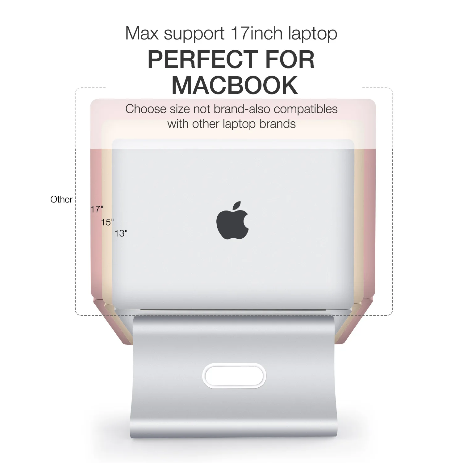 Алюминиевый охлаждающий держатель для ноутбука Apple MacBook Pro ASUS hp lenovo samsung sony Dell 11 ''-16'' ноутбук