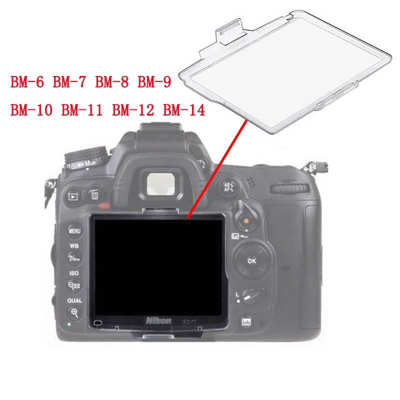 

10pcs/lot BM-6 BM-7 BM-8 BM-9 BM-10 BM-11 BM-12 BM-14 Hard Plastic Film LCD Monitor Screen Cover Protector