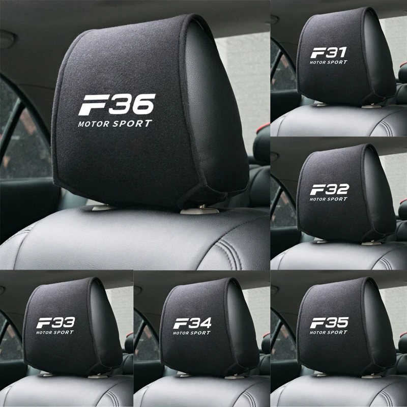 

1PCS auto headrest cover fit for F31 F32 F33 F34 F35 F36 F40 BMW F45 F46 F48 F80 F82 F83 F85 F87 Car Accessories