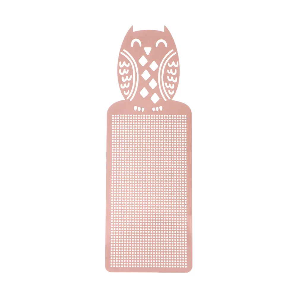 Owl Rose Gold 1 шт. бабочка Сова DIY ремесло Стич крестиком металлическая Закладка серебро Золотой Рукоделие Вышивка ремесла счетный крест-строчка - Цвет: Owl Rose Gold