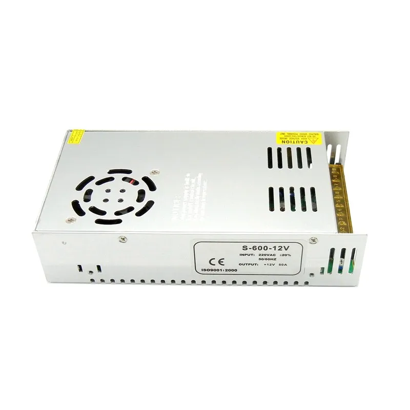 12V 50A 600W импульсный источник питания 110 В 220 В переменного тока до DC12V наблюдения адаптер питания для светодиодной полосы лампа светильник CNC CCTV