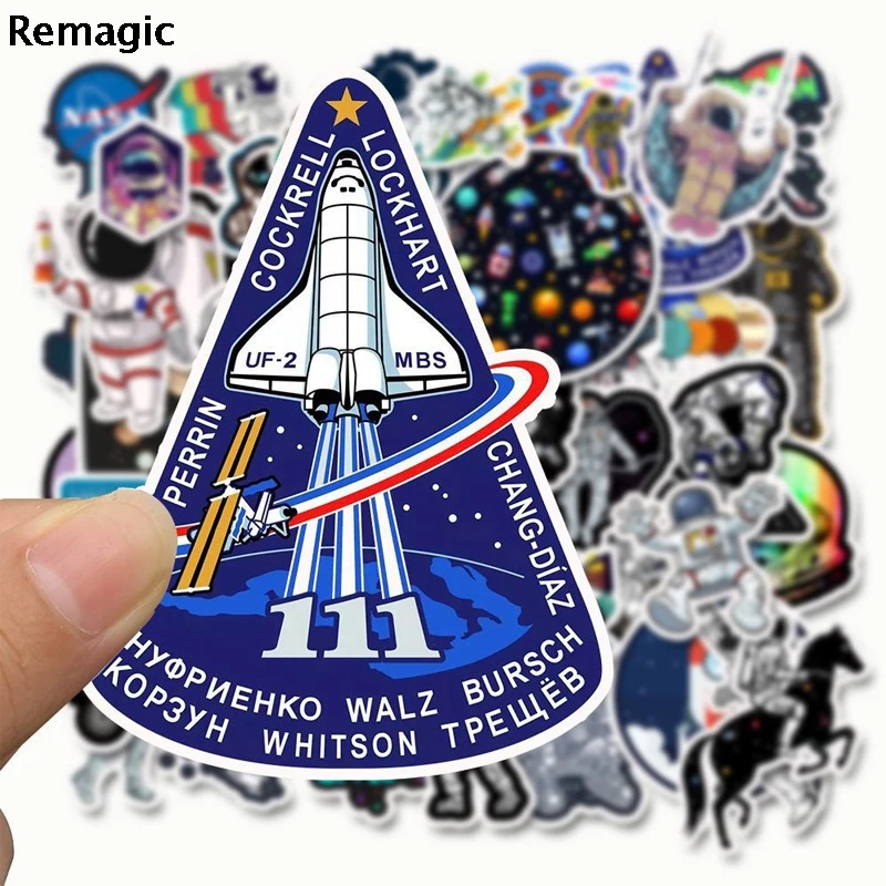 50pcs Space Astronauts Architecture Sticker pack fans anime vintage paster cosplay scrapbooking diy sticker phone laptop