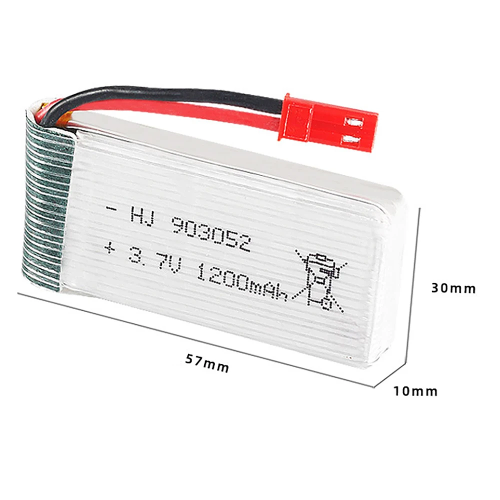 Lipo Bateria 903052 Jst Plug e em Carregador Conjunto para H11d H11c Helicóptero de Controle Remoto Aviões Baterias 3.7v 1200mah - Image 4