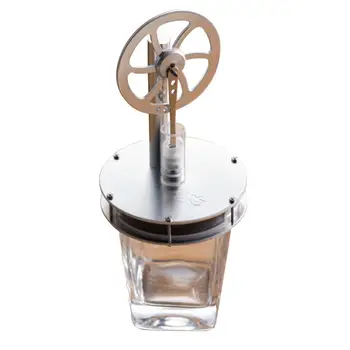 

Low Temperature Metal Stirling Engine Model Steam Motor Kids Education Toys Great for kids' science project physical learning