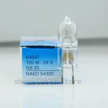 Оригинальная галогенная лампа OSRAM 64647 24V120W G6.35 Osram 120W24V 64647, хирургическая бестеневая лампа для биохимического анализа