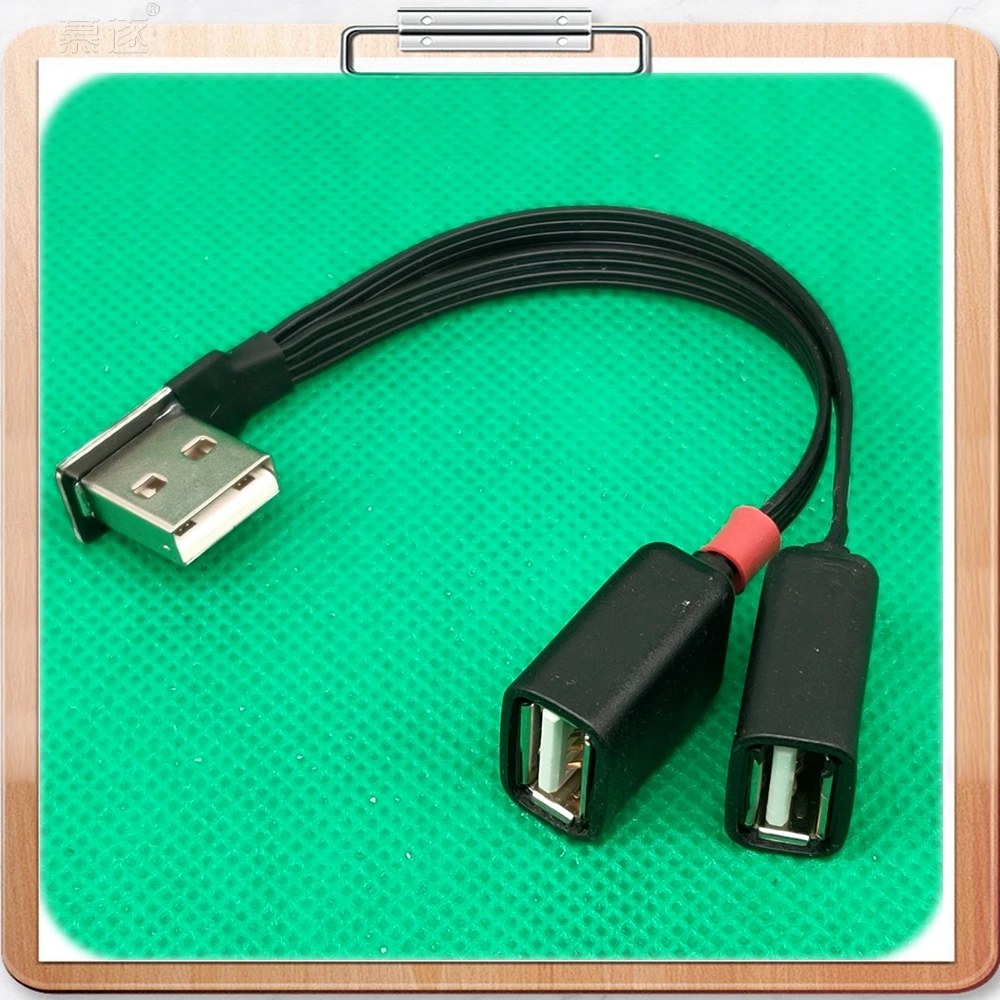 USB 2.0 A Male to Dual USB Female Y-Splitter Hub with Charging Power - Data and Power Extension Cable Description Image.This Product Can Be Found With The Tag Names Dual usb female power cable, Splitter 2 male female 1 usb 20, Usb splitter cable male 2 female adapter