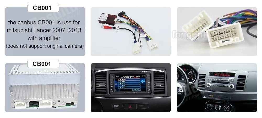 Perfect For Mitsubishi Lancer 10 Evo EX 10 GaLant Fortis Ispira 2007 2008 2009 2010 2011 2012 2013 2014 2015 2016 2017 Car Stereo Radio 2