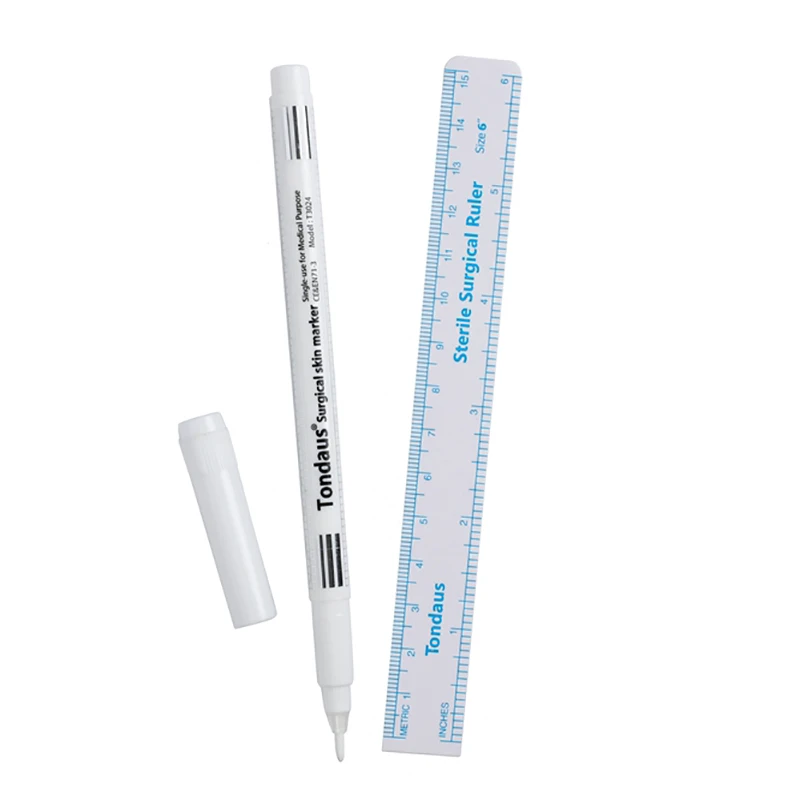 1 pcs RULER pen Новейшая пре-чернильная микроблейдинг для бровей, 10 метров, ультра-тонкая беспорядок, нить для измерения перманентного макияжа - Цвет: 1 pcs RULER pen