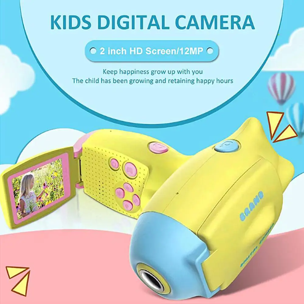 Милый маленький угол 8MP детская видео Камера HD 1080P цифровой - Цена: 