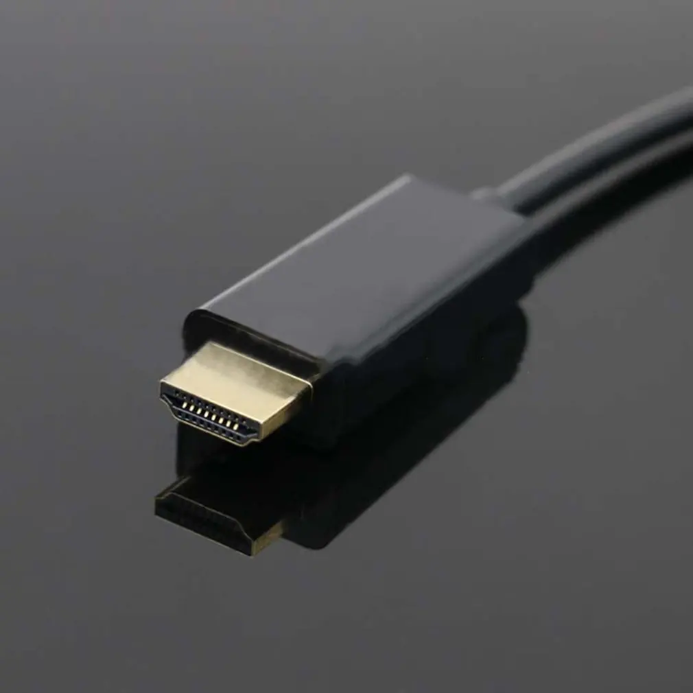 Супер длинный 1,8 метров Дисплей Порт DP штекер HDMI кабель адаптер конвертер кабель 4K ноутбук ПК HD ТВ конвертер