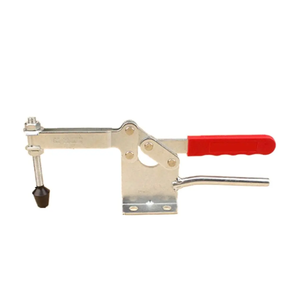 

Hold Down Toggle Clamps Latch Antislip Red Hand Tool Holding Capacity Antislip Horizontal Quick Release Heavy Duty