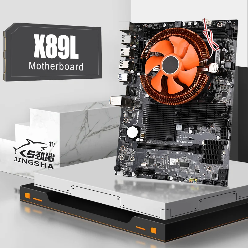 Материнская плата JINGSHA AMD G34 Socket X89 DDR3 32 ГБ памяти SATA II USB 3 0 для компьютерная