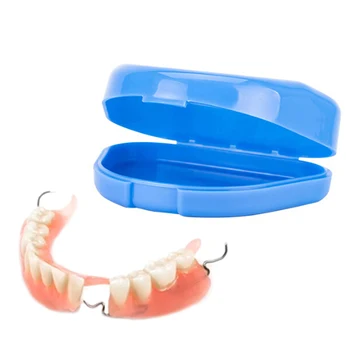 

1pc Denture Storage Box Case Dental False Teeth Appliance Container Storage Box Denture Storage Case