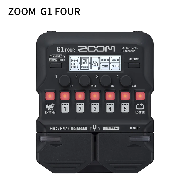 NEW ZOOM G1X Four Electric Guitar Multi Effect Processor Guitar