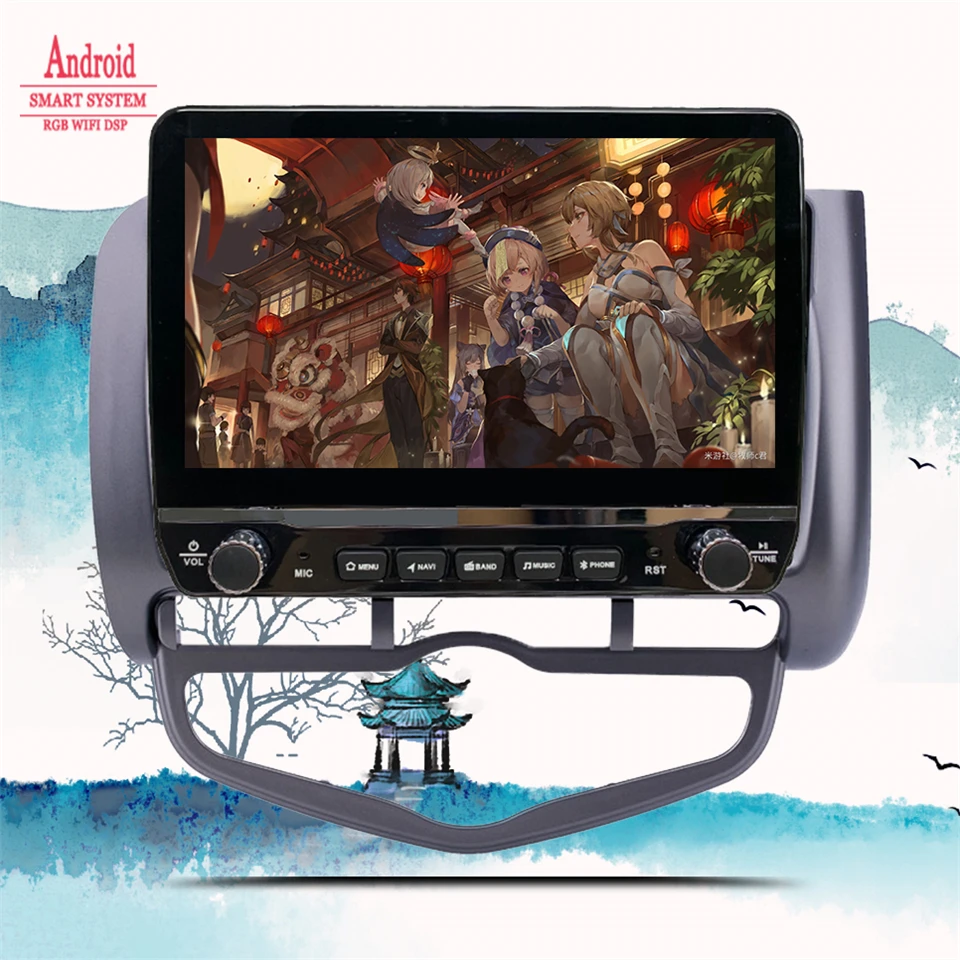 

Android 13 Auto Car Radio For Honda Jazz City 2004 2005 2006 2007 Multimedia Video Player Navigation GPS 2 din DVD Tape Recorder