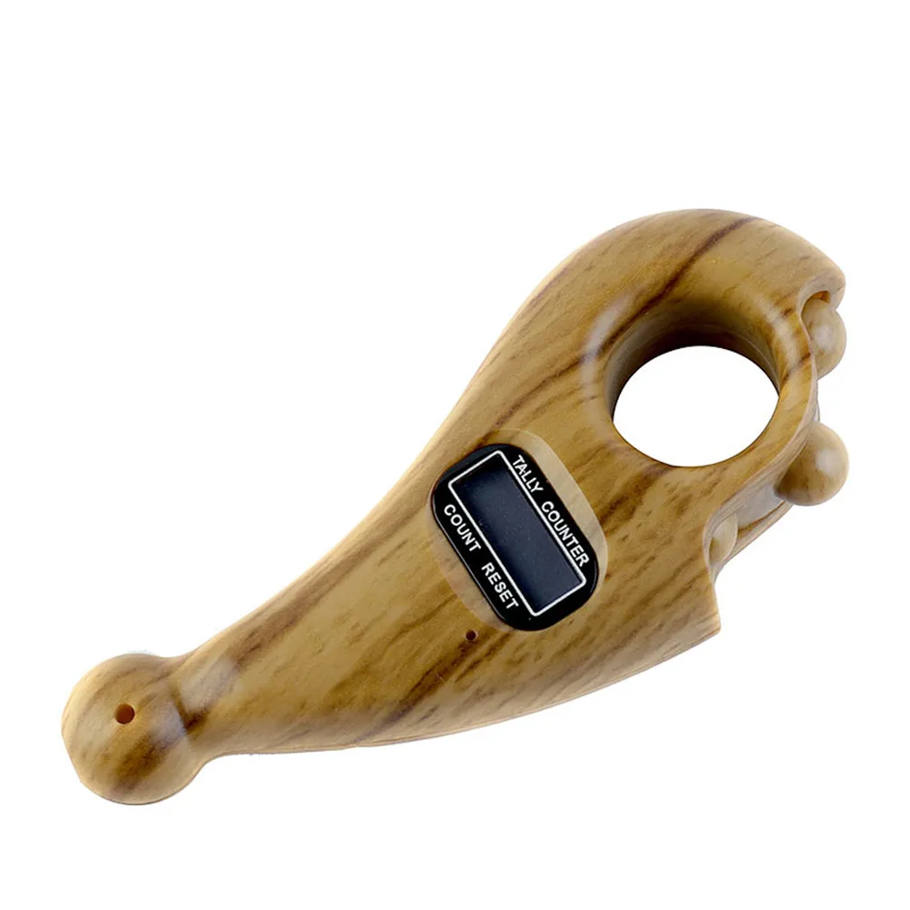 mahogany Палец игра уменьшить игрушка высокого давления молиться Будда электрон статический Будда бусины счетчик для буддийской пальчиковой игры легко носить с собой - Цвет: mahogany