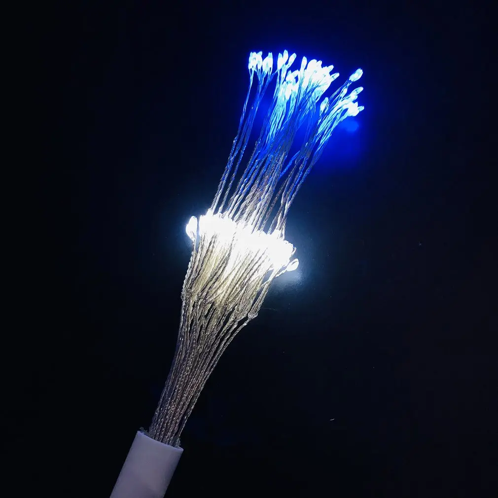 color Copper wire Explosion Star 120 огни Светодиодные Фейерверк декоративные огни свадьба день рождения романтические огни 1 шт - Испускаемый цвет: color Copper wire