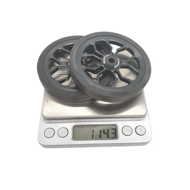 Bicycle Auxiliary Wheels Aceoffix 80mm 1 pair easywheel for Brompton birdy folding bike accessories easy wheel