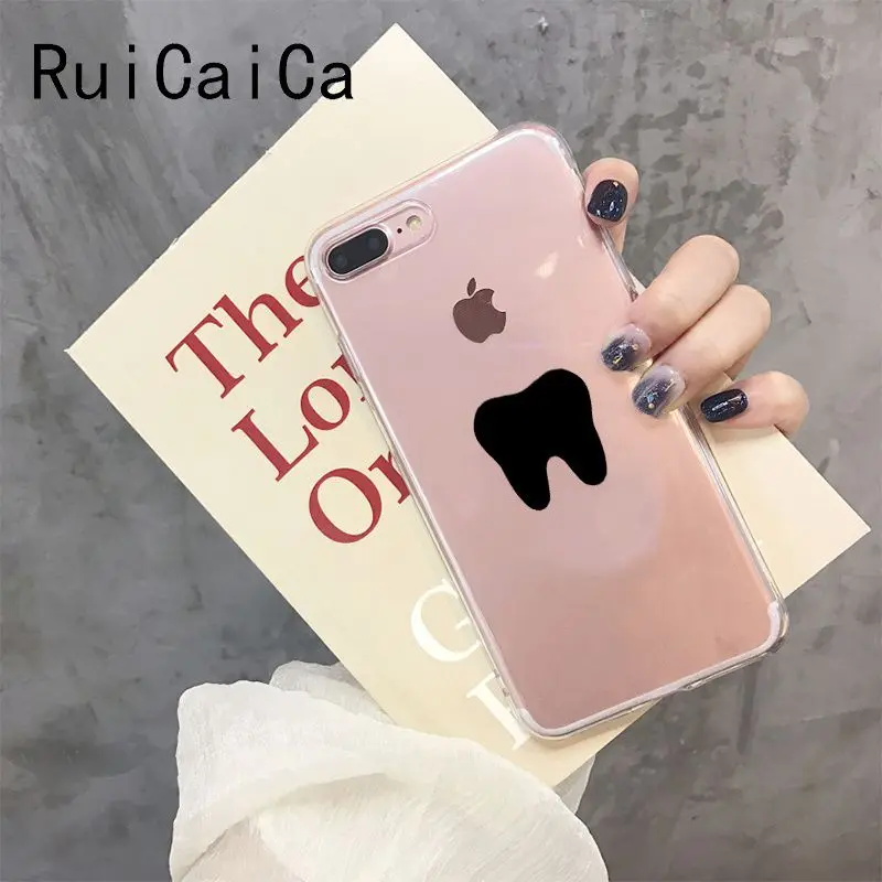 Funny Cartoon Dentist Dental Crowned Teeth