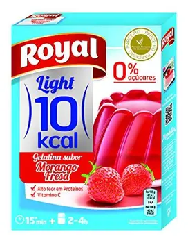 

Gelatina sabor morango fresa Light (Jelly Strawberry Light Royal 31 GR)