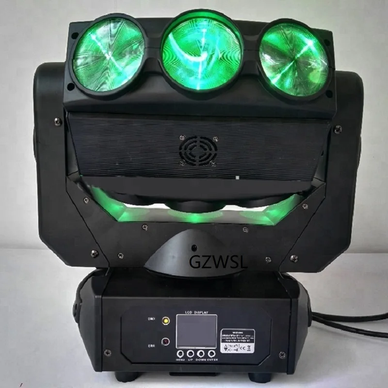 

Mini 360 Roller Stage Disco Dj Party Infinite Rotate Light Sharpy Beam 9pcs 10w Rgbw 4in1 Led Moving Head