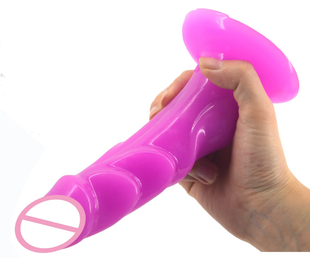 Животный фаллоимитатор с присоской собака пенис изогнутый G-spot стимулирует