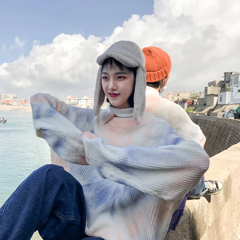 Sweater Men Warm Fashion Tie Dye Print Casual Knit Sweater Man Streetwear Sweter Clothes Hip Hop Loose Long Sleeve Pullover Men Sweater Men Warm Fashion Tie Dye Print Casual Knit Sweater Man Streetwear Sweter Clothes Hip Hop Loose Long Sleeve Pullover Men