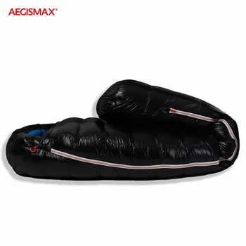 AEGISMAX G Outdoor Camping -22℉~-10℉ Sleeping Bag Winter 95% Goose Down FP800 Warm 15D Nylon Waterproof Sleeping Bag Comfort 3