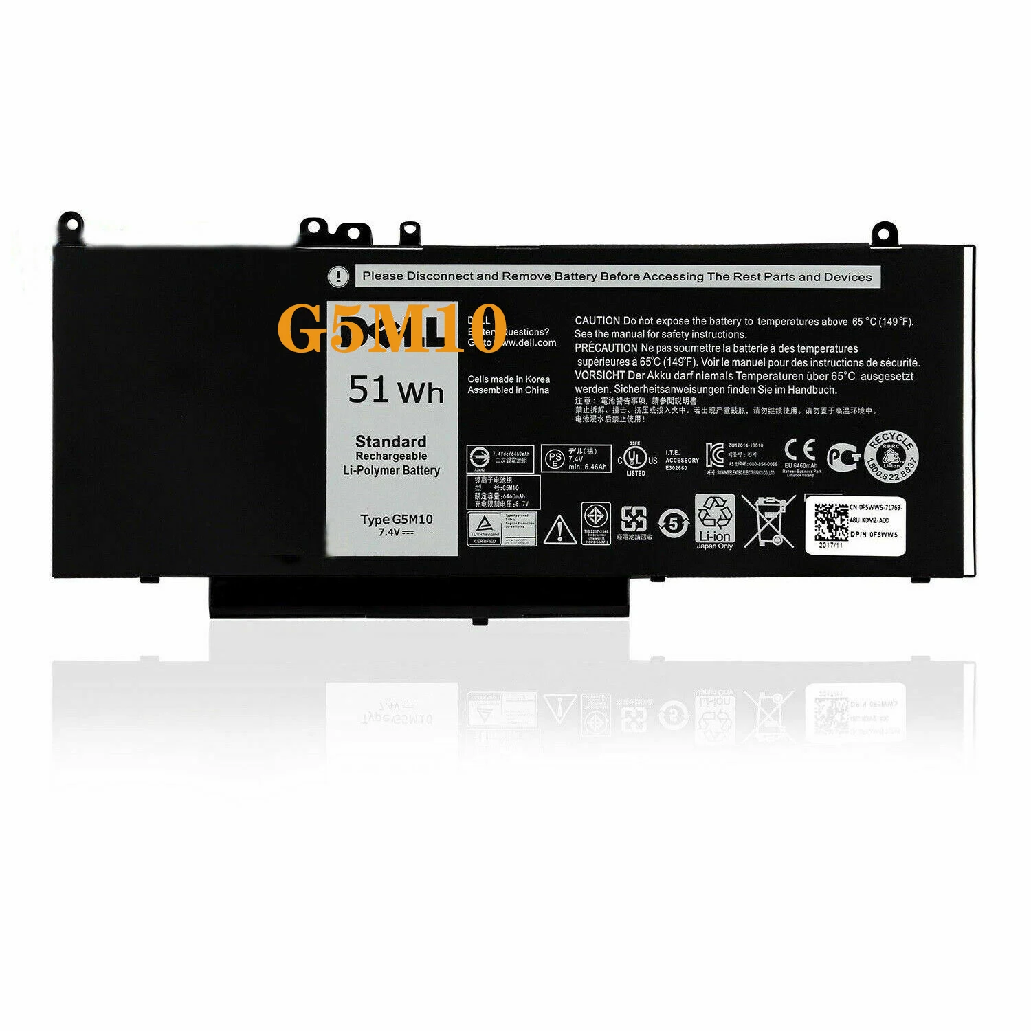 Оригинальный аккумулятор OEM G5M10 для Dell Latitude 3160 E5250 E5450 E5550 выход C2 8V5GX | Компьютеры и