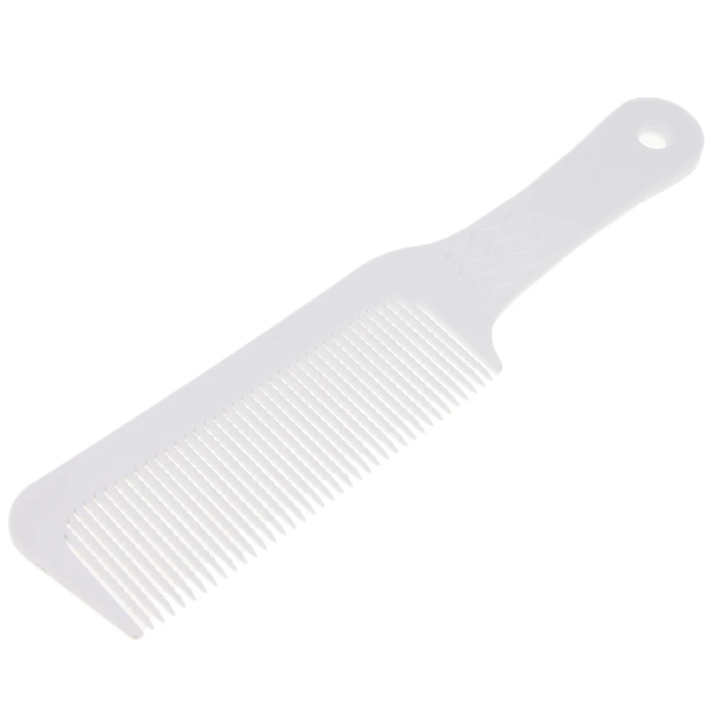 Anti-Static Clipper Barber Comb Wavy Teeth Flat Top Comb Hairdresser Styling