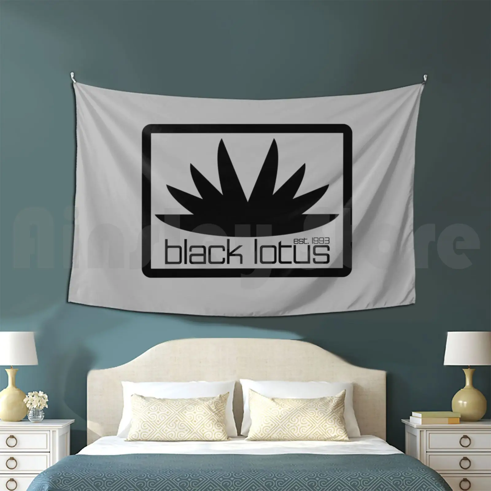 Arazzo Di Loto Nero Soggiorno Camera Da Letto Loto Nero Loto Nero Artefatto Magico Ttrpg Ccg Fantasy Athletic Nerd