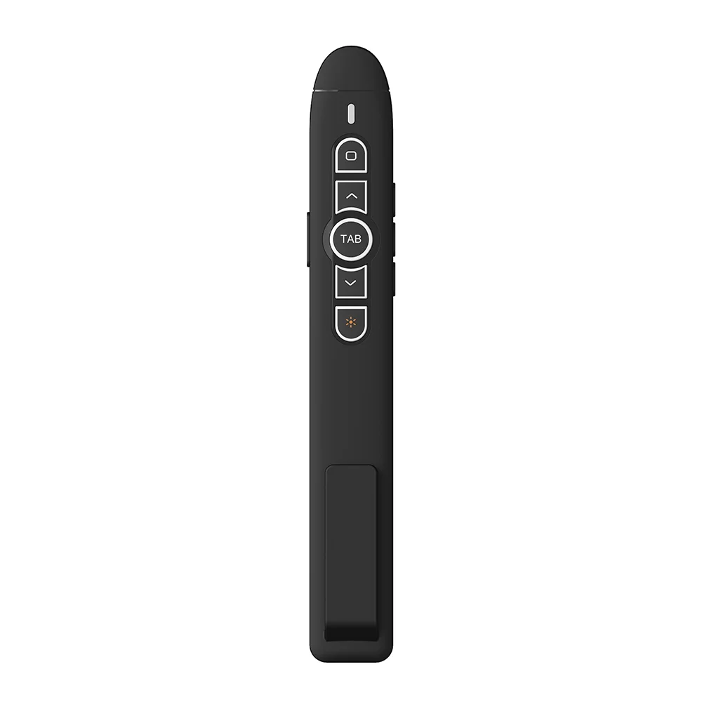 

T5 Slide Clicker 2.4G RF Wireless Presenter with laser pointer 20mLong Range remote 200m Red light for Android Wins PPT RedLaser