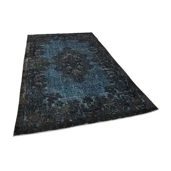 

174x280 Cm Brown Handmade Over Dyed Rug-6x9 Ft